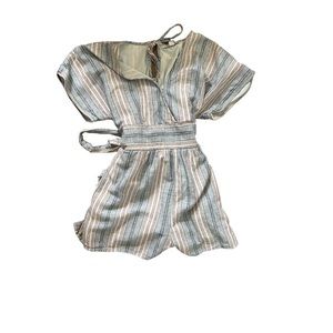 American Eagle Striped Romper